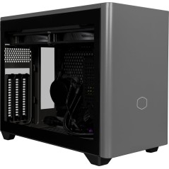 Cooler Master MasterBox NR200P MAX Mini ITX Tower - 850W Power Supply, Sleek Black & Gray Design - Ultimate Performance and Styl